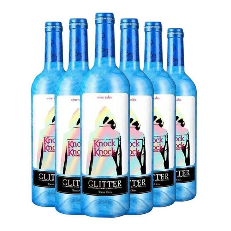 西班牙原瓶進(jìn)口奧太郎深藍(lán)葡萄酒果味配制酒750ml*6瓶整箱特價(jià)