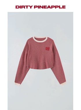 DIRTYPINEAPPLEDial-up 针织毛衣 签名刺绣 男女同款