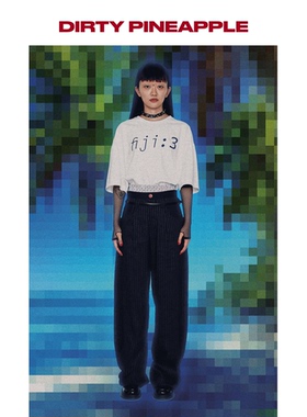 DIRTYPINEAPPLE新款24SSNomadTee丝网印花T恤男女同款