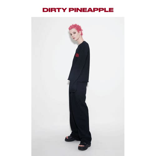DIRTYPINEAPPLE宽松卫裤