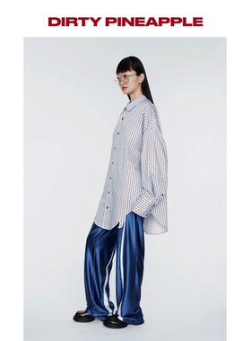 DIRTYPINEAPPLEONER同款条纹衬衫