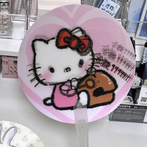 光栅扇子便携夏天学生