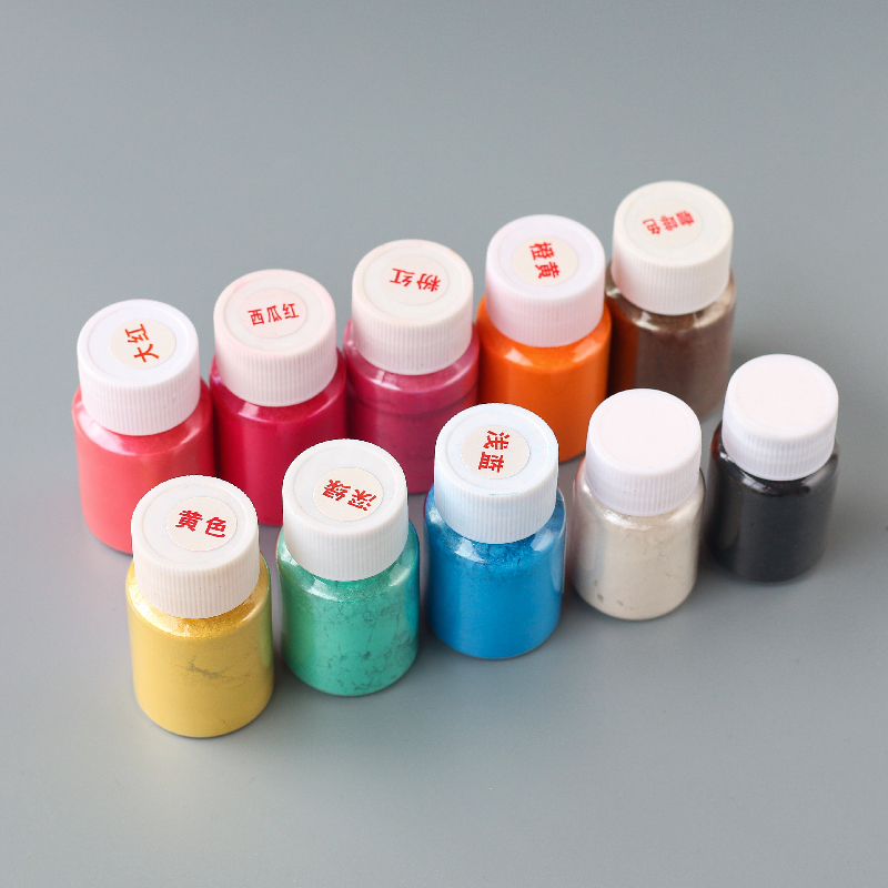 diy上色颜料香薰蜡烛珠光色鎏金