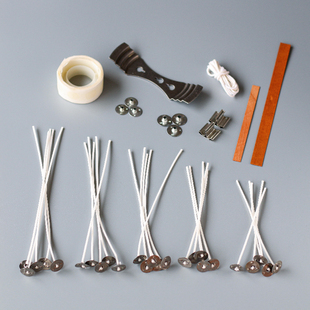 馥蕾 DIY香氛蜡烛大豆蜡芯玻璃杯蜡心木质蜡烛芯棉线蜡烛杯蜡材料