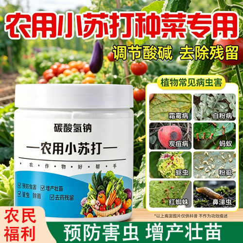农用小苏打粉防虫花卉作物树壮苗