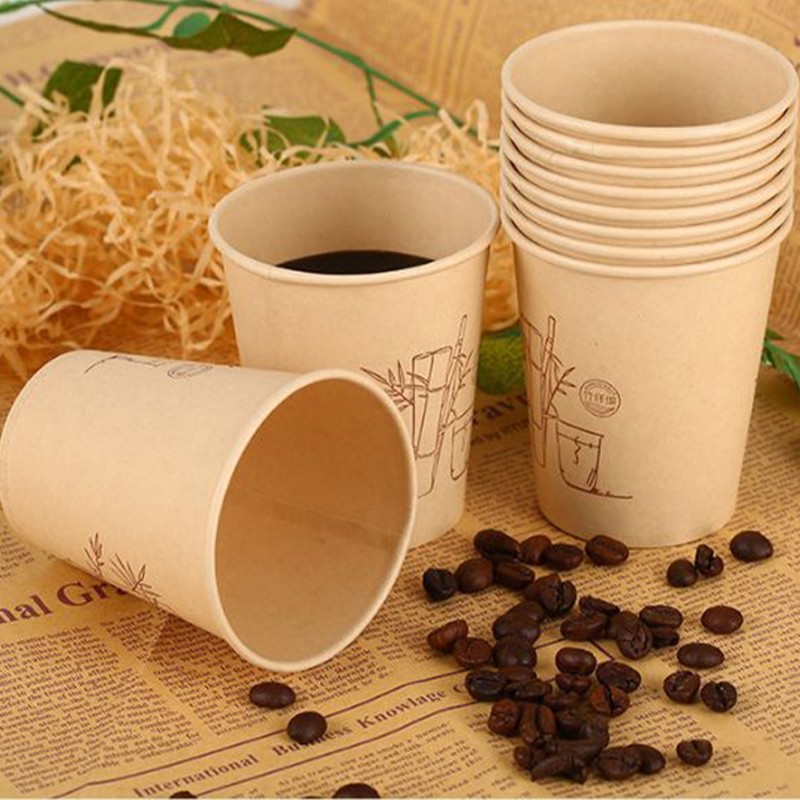 竹纖維紙杯商用辦公室100只