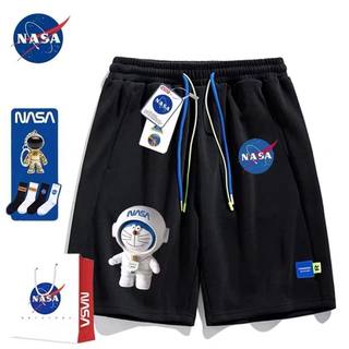 NASA AESS官方联名夏季情侣宽松ins休闲运动五分短裤男女裤子潮牌