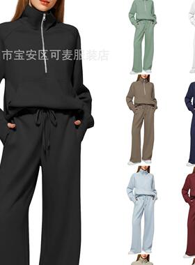 suit womens suit trousers sweatshirt sleeve long color