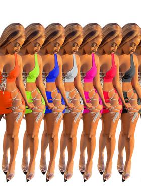 color tight swimsuit high new vest conservative split