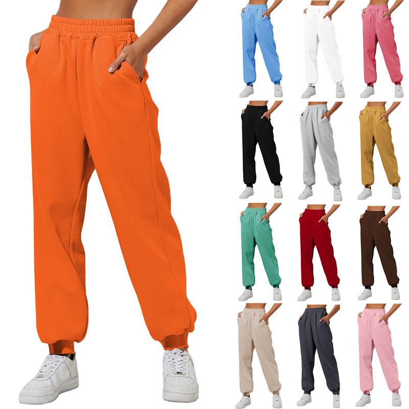Pockets with Pants Sweatshirt Casual Pants Jogging Waist