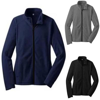 Women's fleece top loose cardigan sweatshirt