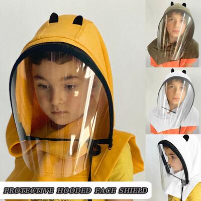 Fisherman hat anti-spray sneeze protective face shield baby