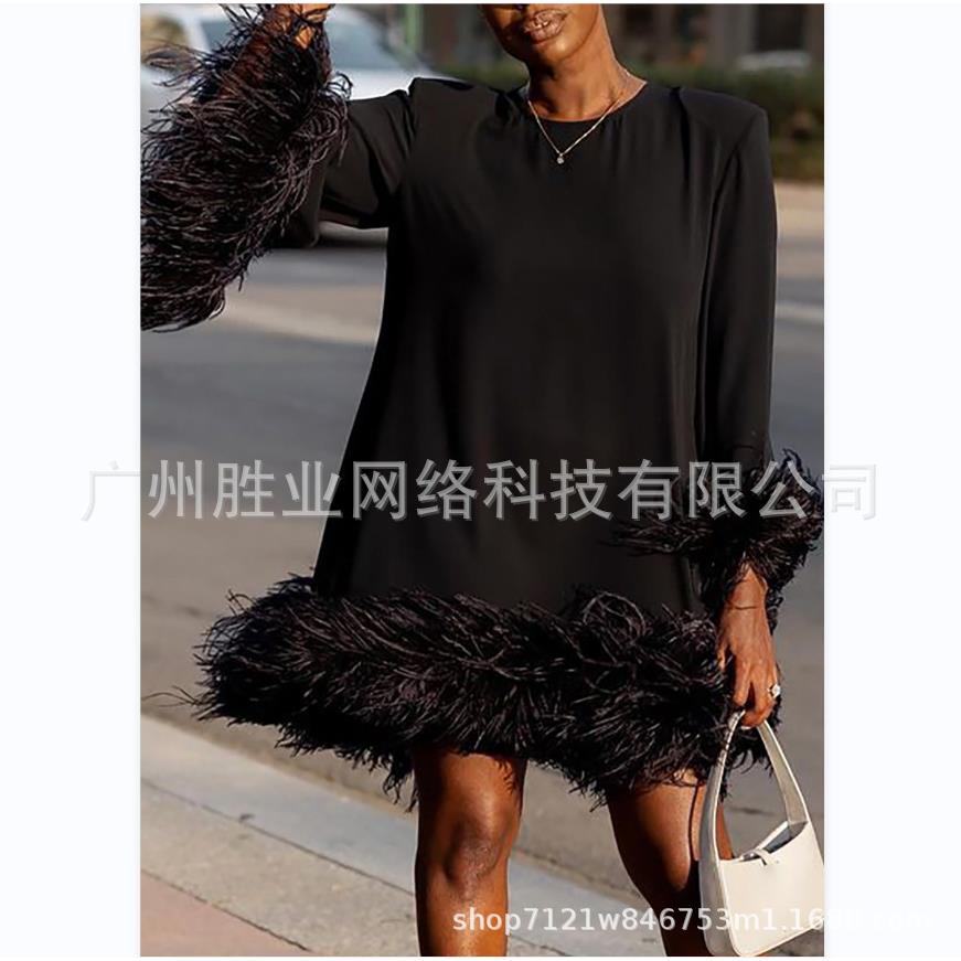 dress mid-length linen and cotton sleeveless neck round