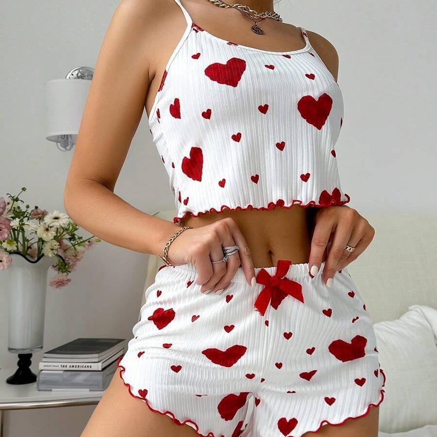 summer lovely women stripe print comfotable sleepwear with