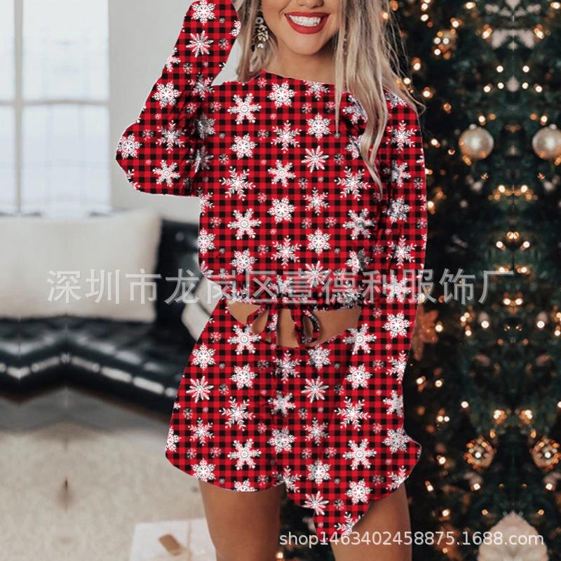 christmas family matching outfits pajamas clothing sets