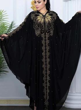 woman caftan moroccan luxury dubai dresses modesty kimono