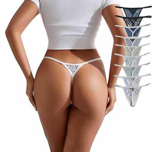 Silk Sexy Seamless Womens Classic Ice Bikini Thin Thong