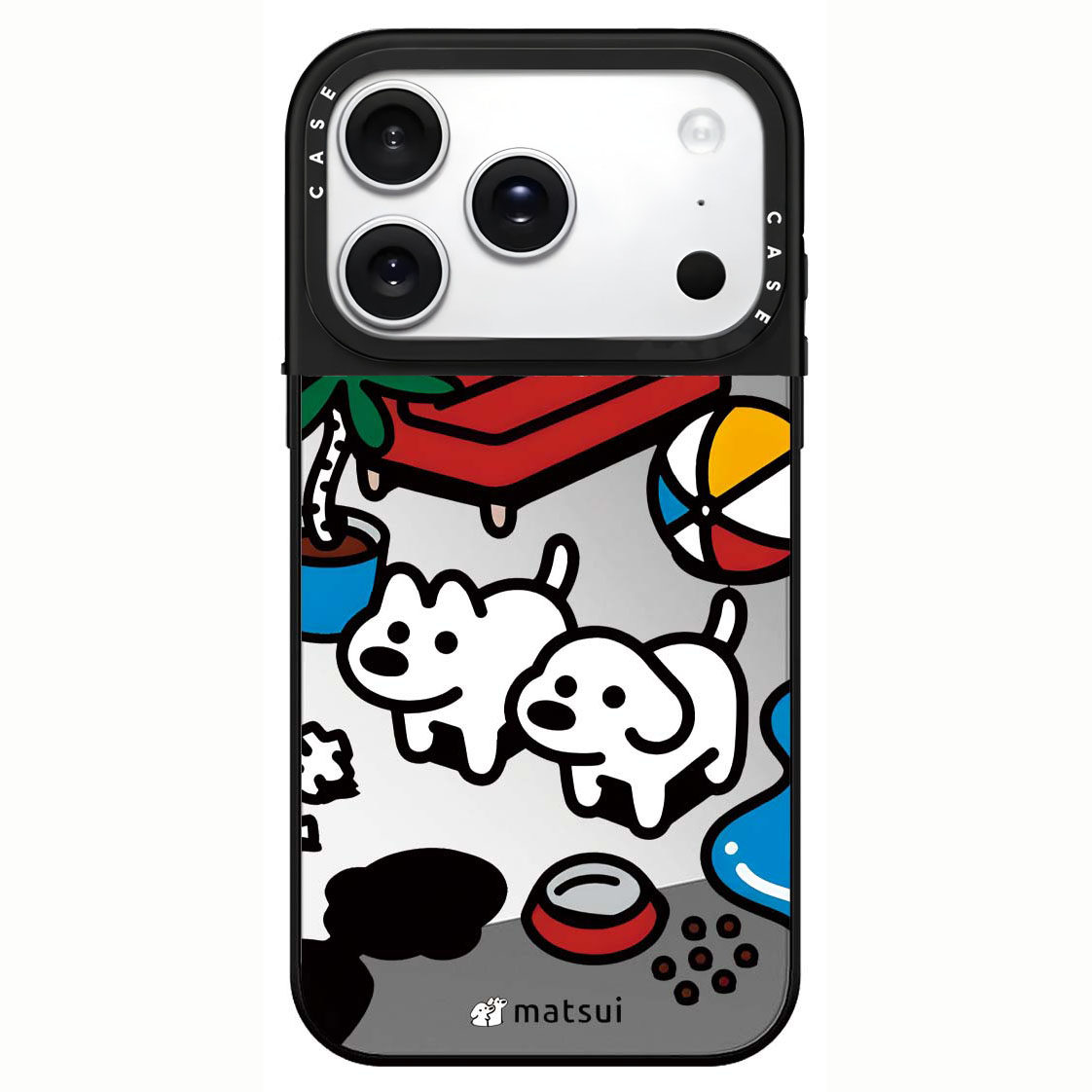 C潮牌联名动漫滑板小狗17手机壳适用iPhone17ProMax磁吸镜面15pro卡通可爱13保护套情侣iPhone15运动狗狗16壳