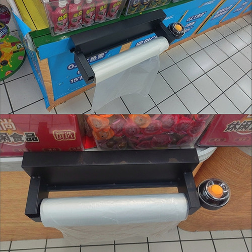 散称食品连卷袋支架超市专用生鲜果蔬零食杂粮购物袋放置支架挂式
