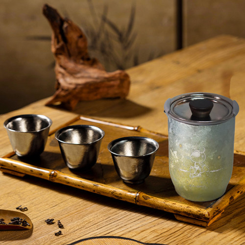 星际熊飞剑纯钛泡茶器