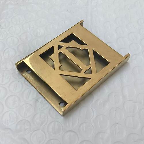 意式五金配件T形标志金属logo