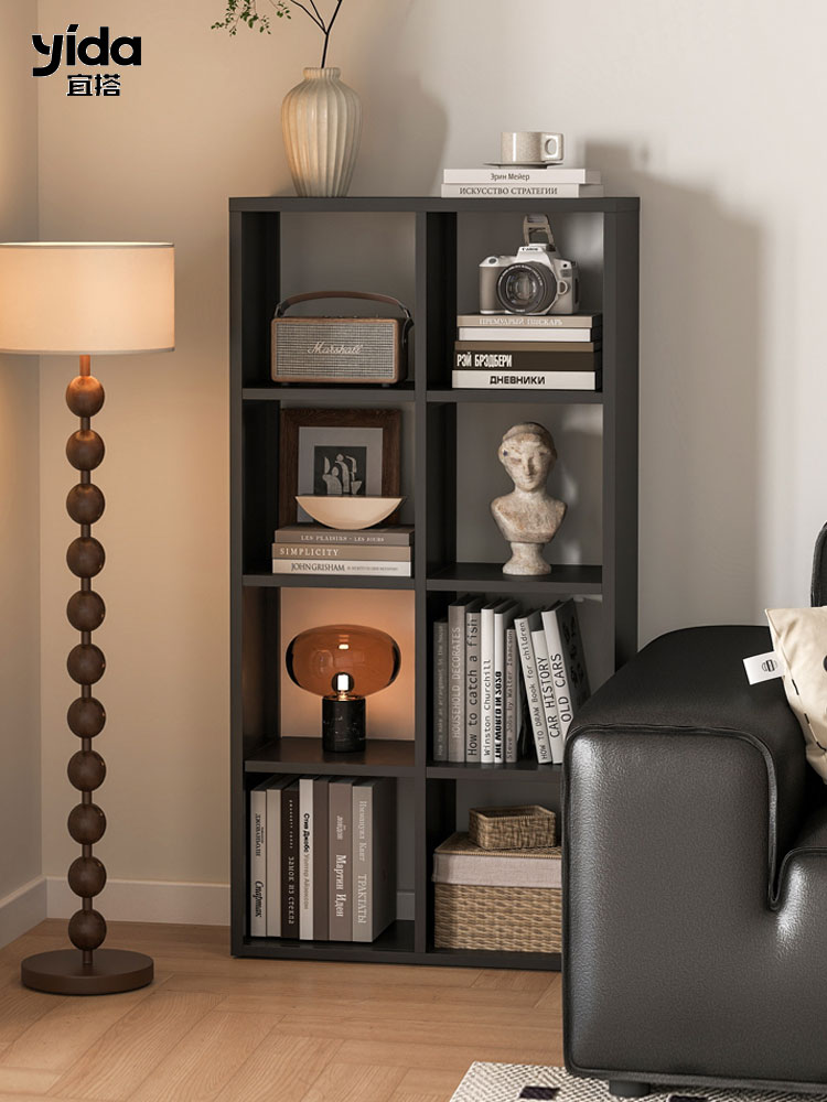 适用于家庭锻铁卡罗沙发侧柜客厅新型侧柜钢格子柜落地式储物柜