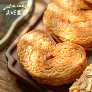 武吒甄选曲奇零食蝴蝶酥礼盒曲奇饼干传统糕点网红零食独立包装