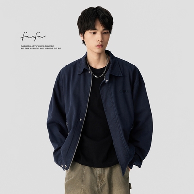 FAFC重磅刺绣短宽夹克外套