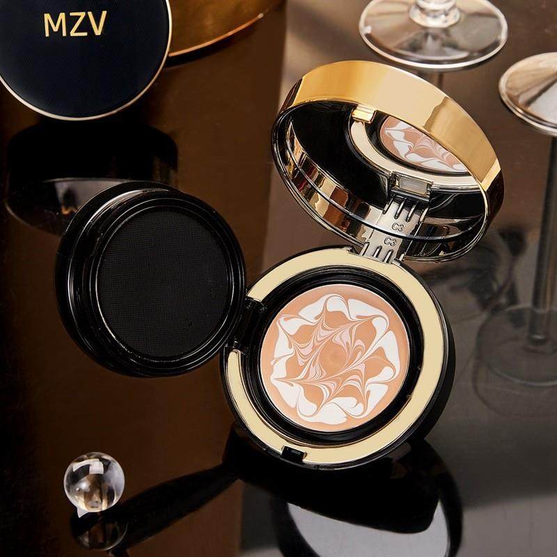 三色拉花气垫水粉霜遮瑕轻薄服帖粉底液持久奶油肌湿粉膏不卡粉,彩妆/香水/美妆工具,BB霜,淘宝优惠券,粉丝福利购,淘宝优惠卷