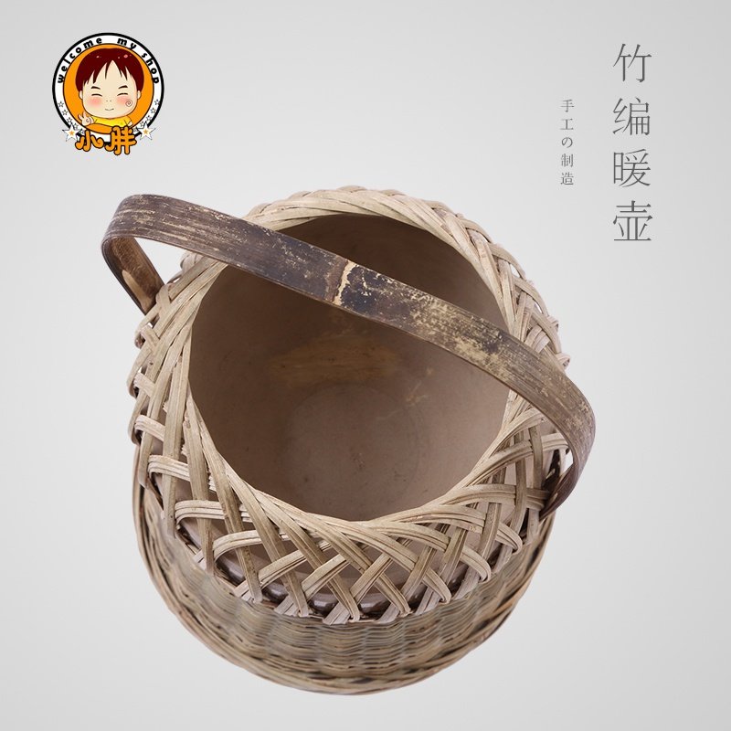 包邮传统中式取暖烤火烘笼火笼竹编 火笼子 竹笼 取暖火炉 怀炉i.