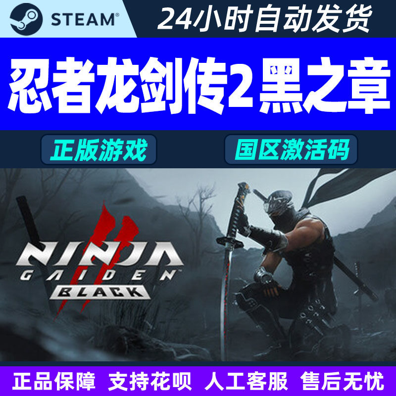 Steam 忍者龙剑传2黑之章 NINJA GAIDEN 国区激活码CDK正版PC游戏