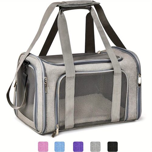 Soft Sided Foldable Travel Pet Backpack For Pets Under 15