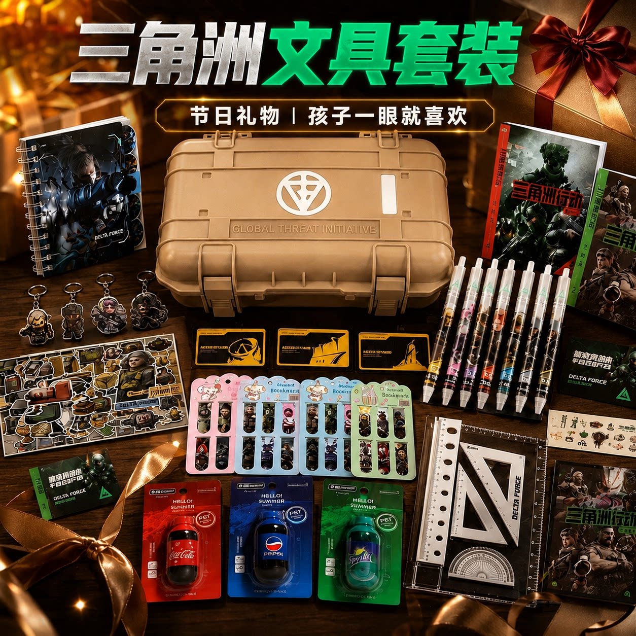 三角洲文具套装大礼包图片