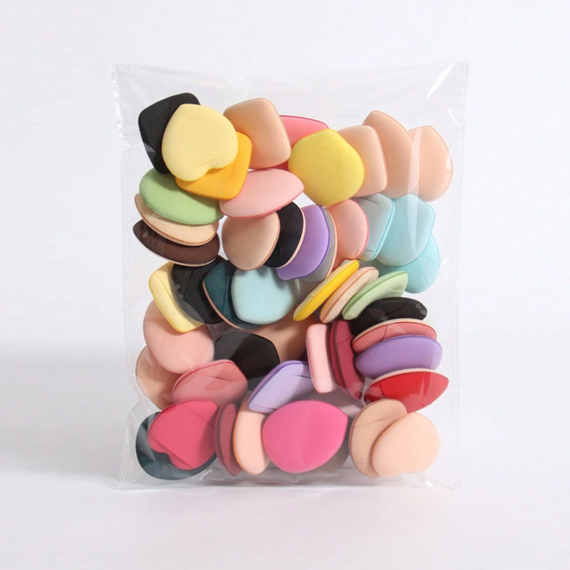 60片混色小号迷你手指气垫遮瑕指尖拖鞋bb粉底液化妆脸部粉扑,家庭/个人清洁工具,面扑/粉扑,淘宝优惠券,粉丝福利购,淘宝优惠卷