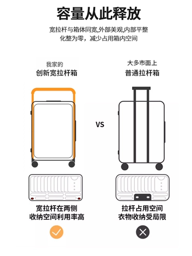 Универсальный вместительный и большой чемодан