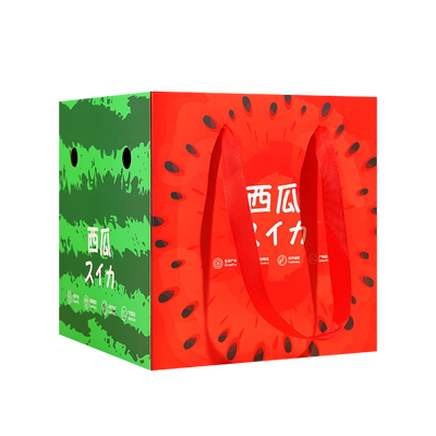 西瓜礼盒包装盒麒麟瓜空盒