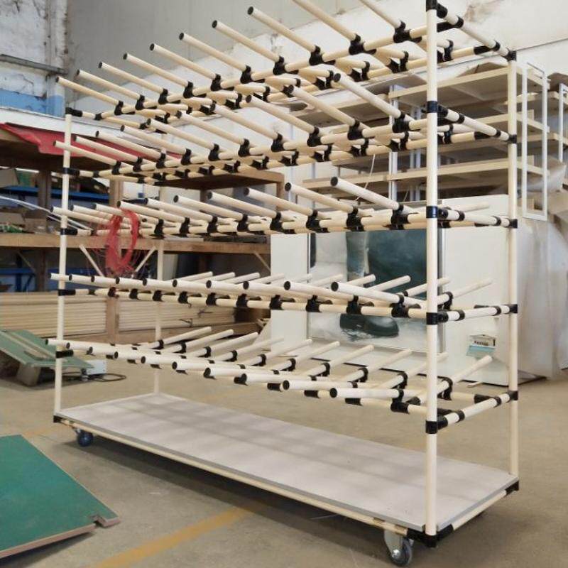 线束架挂线架车间带轮移动物料架新款精益管线棒货架可调厂家直销