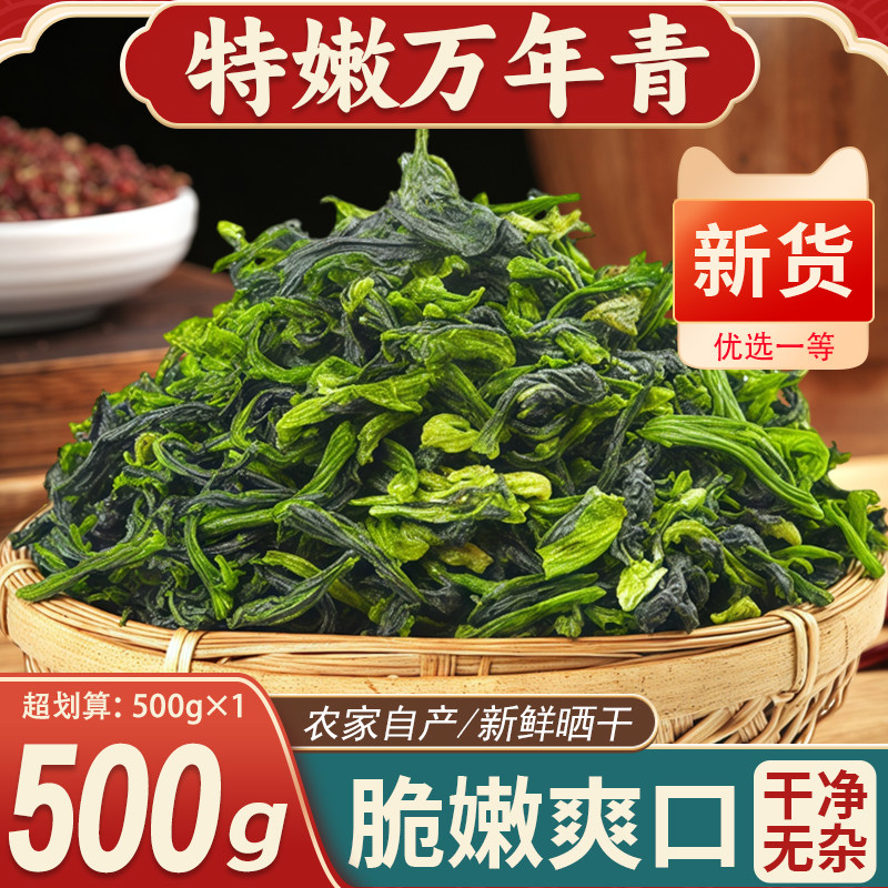 五味谷万年青蔬菜干2026年农家干货橄榄菜酒店商用嫩菜心脱水干菜