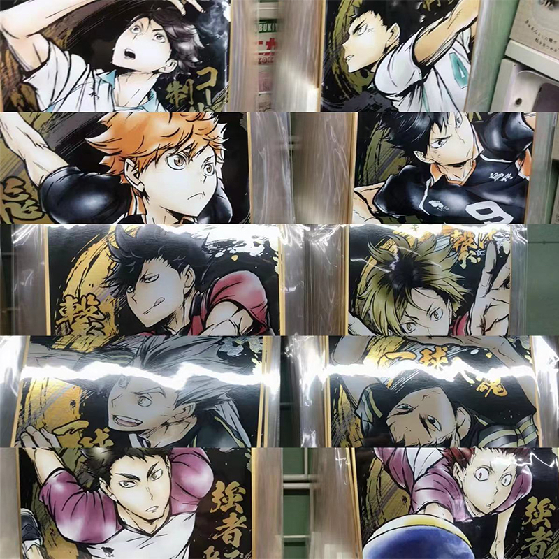 日谷现货proof正版 排球少年激战色纸金底周边谷子 菅原赤苇及川
