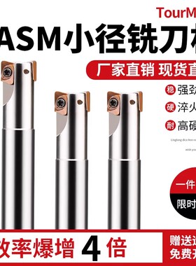 快进给铣刀片小径铣刀杆ASM07 D8-D16立铣刀清角刀杆日立JDMT0702