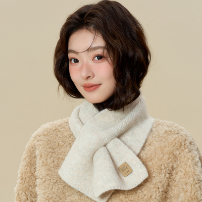 围巾短款小型女冬季日韩系可爱
