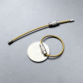 小号钥匙圈环钢丝圈钥匙扣男新款 钥匙套绳钥匙环小圈锁匙扣钢丝绳