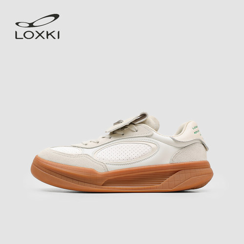 LOXKI休闲板鞋厚底增高百搭