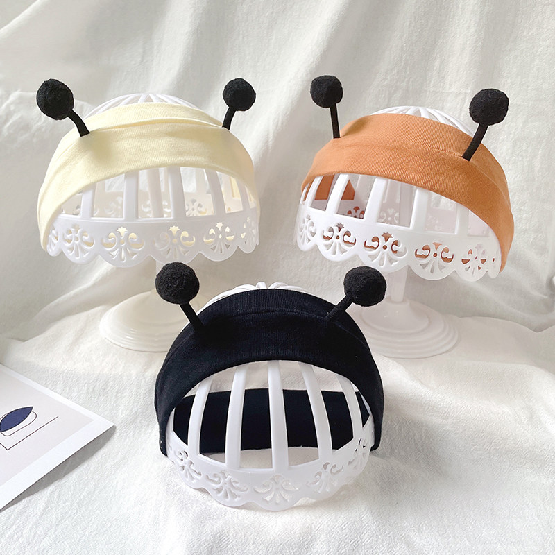 婴幼儿护囟门发带可爱超萌宝宝新生护卤门帽头饰女宝发箍男宝春秋