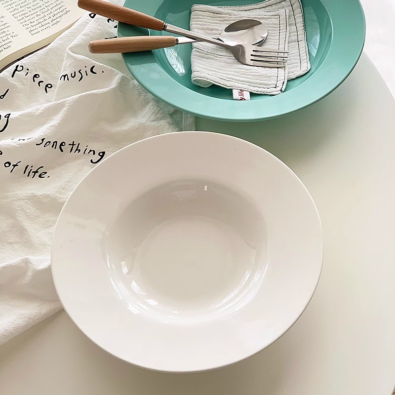 安木良品出口订单ins陶瓷草帽盘