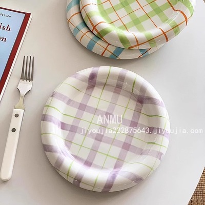 韩国单水果盘陶瓷8英寸嘟嘟盘