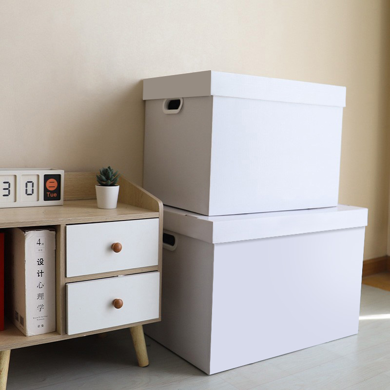 白色收纳杂物盒零食礼物盒送女友