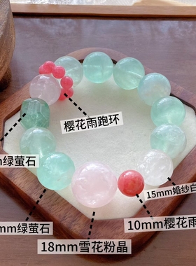 天然水晶手链女款轻奢小众设计感高级闺蜜礼物送女友