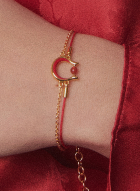 HERBE合璧 不停蹄手链马年本命年手链轻奢小众新年礼物