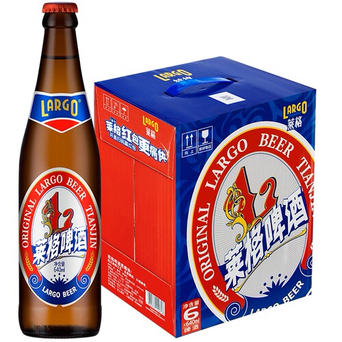 雪花莱格啤酒640ml*6瓶装